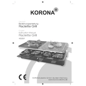 Korona 45051 Grill manual cover