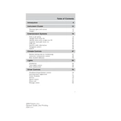 Ford Fusion 2009 manual cover