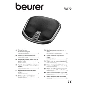 Beurer FM 70 Massager manual cover