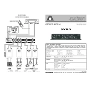 Audison SXR3 Crossover manual cover