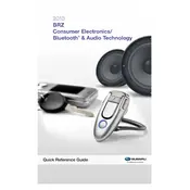 Subaru BRZ Limited Consumer Electronics and Bluetooth 2013 manual cover