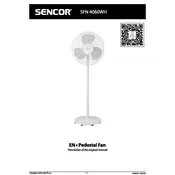 Sencor SFN 4060WH Fan manual cover