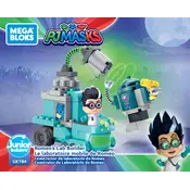 Mega Bloks Mattel PJ Masks Romeo Lab Builder GKT84 Construction Set manual cover