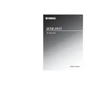 Yamaha HTR-5935 Receiver manual cover