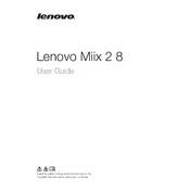 Lenovo IdeaPad Miix 2 8 Tablet manual cover