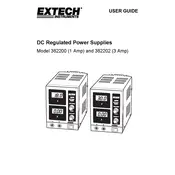 Flir Extech 382202 Power Supply manual cover