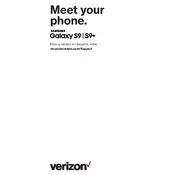 Samsung Galaxy S9 Plus Verizon SM-G965UZKAVZW Phone manual cover