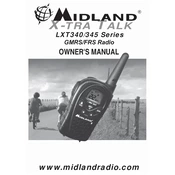 Midland LXT340 X-tra Talk manual cover