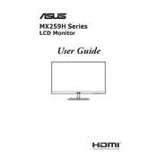 ASUS Designo MX259HS Monitor manual cover