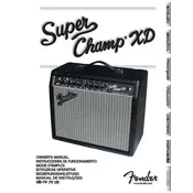 Fender Super Champ XD 2331100000 120V 60Hz Amplifier manual cover