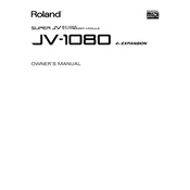 Roland Super JV-1080 manual cover