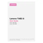 Lenovo TAB3 8 TB3–850F Tablet manual cover