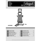 Scheppach HCE2600 5907705915 Pressure Washer manual cover