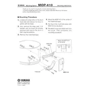 Yamaha MOP-410 Percussion manual cover