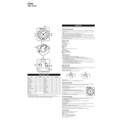 Casio TQ131U Clock manual cover