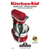 KitchenAid Series 5 RKV25G0XER Mixer manual cover