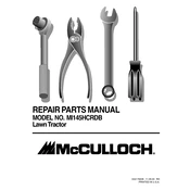 McCulloch MI145HCRDB manual cover