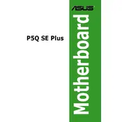 ASUS P5Q SE PLUS Motherboard manual cover