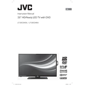 JVC LT-32C345A manual cover