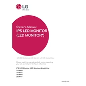 LG 29UM55 29UM55-P.AUS Monitor manual cover