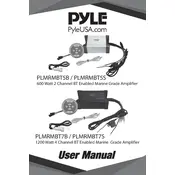 Pyle PLMRMBT7B Amplifier manual cover