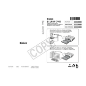 Canon PictBridge DPOF Direct Print Selphy CP400 manual cover