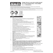 Sealey 3015CXHV.V2 Trolley Jack manual cover