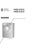 Hoover VHDS 6123D07S manual cover