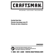 Craftsman CMEE531 Heat Gun manual cover