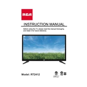 RCA RT2412 TV manual cover