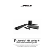 Bose Lifestyle 135 manual cover