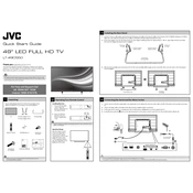 JVC LT-49C550 manual cover