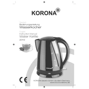 Korona 20113 Kettle manual cover