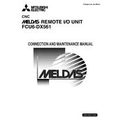 Mitsubishi FCU6-DX561 Remote manual cover