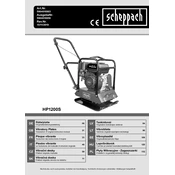 Scheppach HP1200S 5904610903 Plate Compactor manual cover