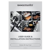 Rangemaster Estate 90 Dual Fuel Ivory Chrome manual cover