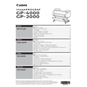 Canon imagePROGRAF GP-4000 manual cover