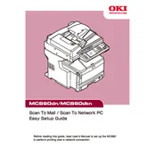 Oki MC860dn Asia & Oceania Printer manual cover