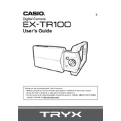 Casio EXTR100 Camera manual cover