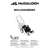 McCulloch M53-625CMDWE manual cover