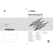 Bosch 0 601 220 060 Grinder manual cover