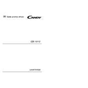 Candy CDI 1012 3-80 manual cover