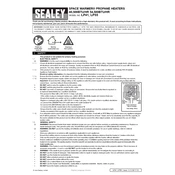 Sealey LP41 Heater manual cover