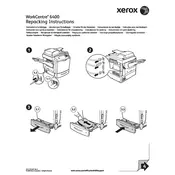 Xerox WorkCentre 6400 Repacking Instruction Printer manual cover