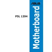 ASUS P5L 1394 Motherboard manual cover