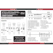 Pyle PDWM811RD Microphone System manual cover