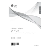 LG DLEX5170V DLEX5170V.ASSEEUS Dryer manual cover