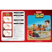 Fisher Price Mattel Trio Western Train Station T5263 Toy manual cover