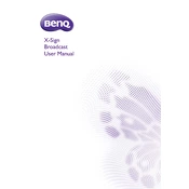 BenQ X-Sign Broadcast manual cover