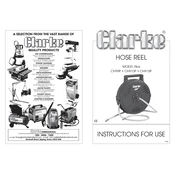 Clarke 3120270 CHR9P Hose Reel manual cover